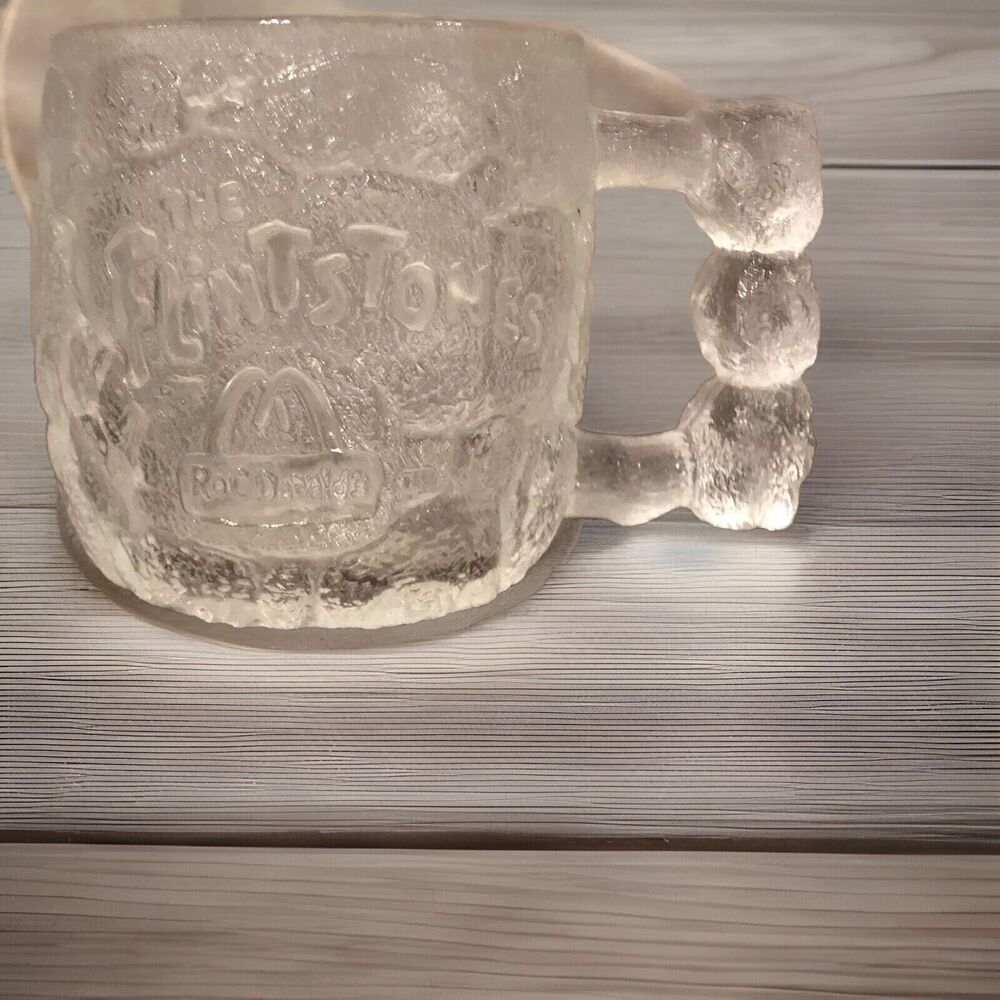 McDonald’s Flintstones The Movie Roc Donald’s Rocky Road Drinking Glass Mug